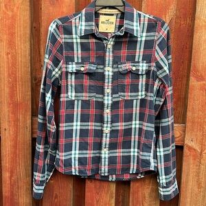 Hollister Plaid Shirt M ASO Bella Swan Twilight Eclipse Proposal Flannel Size M